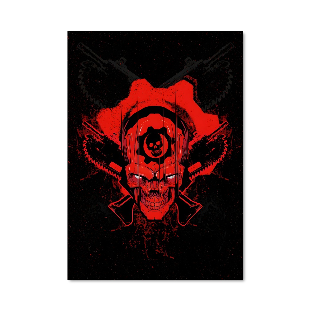 Poster Skull & Guns